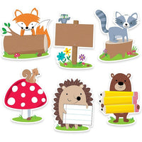 Creative Teaching Press - Décorations stylisées de 6 po, animaux de la forêt, 36/paquet (CTP6099)-Décorations pour la classe