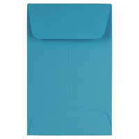 JAM Paper - Enveloppes à monnaie nº 1, 2,25 x 3,5 po, papier recyclé Brite Hue bleu, 1000/paquet-Enveloppes à monnaie