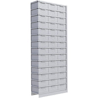 Metalware – Étagère sans boulons RK937, 15 tablettes, 36 x 12 x 88 po, gris pâle-Système de tablettes ajustables offrant un espace de rangement solide, mais économique qui convient à vos besoins