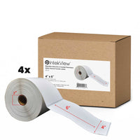 Premium Tape - 4 x 6 po (102 mm x 152 mm) Étiquettes Transfert Thermique - Noyau de 3 po (76 mm) - Paquet de 4-Étiquettes Transfert Thermique