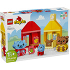 LEGO - Duplo Mes premières routines quotidiennes : Manger et l'heure du coucher-Jouet préscolaire qui aide les tout-petits dans leur apprentissage social et émotionnel