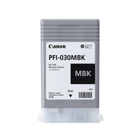Réservoir d'encre noir mat pigmenté Canon PFI-030 MBK, 55 ml-Noir mat