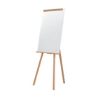 Archyi - Chevalet Angolo à 3 pattes, blanc, 30 x 72 po-Acier laqué