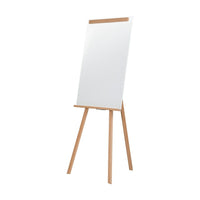 Archyi - Chevalet Angolo à 3 pattes, blanc, 30 x 72 po-Acier laqué