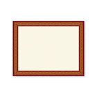 Geographics - Arabesque Burgundy Certificate Kit - Feuille d'or - Paquet de 18-Utilisez notre logiciel gratuit Iclicknprint pour personnaliser vos certificats de récompense