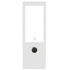 Bindertek - Reliures de grande capacité à 3 anneaux de première qualité - 4 po - blanc-Étiquette amovible incluse dans la pochette sur l’épine