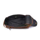 Tolredo Athens Leather Toiletry Bag Dopp Kit - Brown-Livré emballé dans un sac à poussière avec cordon de serrage