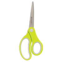 Westcott – Ciseaux à bouts pointus et prise souple pour étudiants, 7 po, vert-Boîte durable de 12 ciseaux de 7 po pour étudiants, parfaite pour les enfants de 12 ans et plus