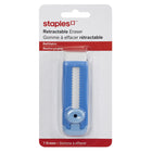 Staples - Gommes à Effacer Rétractable - Assortis-Disponible en couleurs assorties  - vert, violet et bleu
