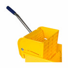 Johnny Vac – Ensemble seau et tordeur à pression latérale, BU21YE, 5 gal (21 l)-Couleur : jaune