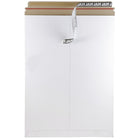 JAM Paper - Enveloppes d'expédition pour photos rigides avec bande adhésive, 13 x 18 po, blanc, paq./10-Blanc