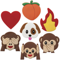 Merangue - Aimants émoticônes, 54/paquet-Aimants pour casier