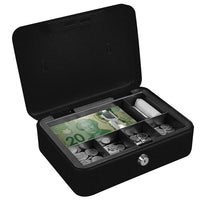 Royal Sovereign - Caisse pleine grandeur - Noir-Plateau amovible avec 1 compartiment pour billets et 5 compartiments pour pièces de monnaie