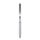 Gry Mattr − Stylo gel corps bleu/gris − accents de chrome noir − 0,7 mm-Couleur de douille : bleu / gris