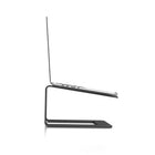 SHOPPINGALL  - Élévateur ergonomique pour ordinateur portable de 11 à 17 pouces - SA-LS5 - Noir-[Stabilité améliorée] Grâce à ses patins antidérapants sur la surface de l'ordinateur portable et du bureau, votre appareil reste stable et sécurisé, évitant ainsi les rayures et les mouvements potentiels.