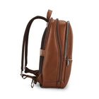 Samsonite Classic Leather Sac à Dos Mince (14.1"), Cognac-Cuir pleine fleur