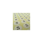 Points marqueurs de taille adhésifs, paq./4000-Points adhésifs servant à identifier la taille du vêtement