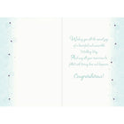 Rosedale – Cartes de souhaits et enveloppes, With Best Wishes On Your Wedding Day, 5 1/2 x 8 po, 12/paquet (18020)-Cartes de souhaits de qualité comparable à celles qu’on retrouve dans un magasin spécialisé