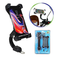 Exian - Support de téléphone pour moto, noir-Support de moto pour téléphone portable