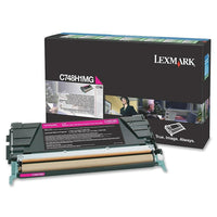 Lexmark – Cartouche de toner du programme de retour C748, laser, rendement élevé, magenta (C748H1MG)-Technologie d’impression : Laser
