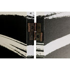 Kiera Grace – Cloison Stockholm Dahl à 3 panneaux, 47 x 71 po, noir et blanc-Mesure parfaite: le séparateur de pièce d'intimité mesure 119cm L x 2,5cm l x 180cm H (47" L x 1" L x 71" H), rend cet écran portable facile à déplacer et très utile à sectionner