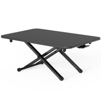 Fitueyes - Ajustez les élévateurs de bureau ergonomiques à hauteur réglable - 30 po de large - noir-Se tenir debout ou s'asseoir facilement à un bureau - pour soulever le Bureau, vous devez appuyer sur le levier de commande. Ça va monter facilement. Pour descendre à la hauteur souhaitee, vous pouvez egalement appuyer sur le levier, en tenant le levier d'une main et en plaçant l'autre main à l'autre extremite de la table, puis en exerçant une legere pression.
