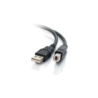 C2G – Câble USB 2.0 A/B, 5 m/16,4 pi, noir-Les claviers, souris, modems, imprimantes et autres périphériques USB sont prêts à l’utilisation.