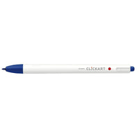 ClickArt Retractable Marker Pen, Bleu-Parfait pour la journalisation, le codage couleur, le dessin et l’écriture quotidienne