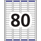 Avery - Étiquettes d'adresse de retour Pelage facile (08927), 1 3/4 po x 1/2 po, blanc, paquet de 800-Logiciels et gabarits offerts gratuitement à www.avery.ca/print