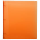JAM PaperMD – Cartable à 3 anneaux Designders, 3/4 po, orange, 4/paquet-4