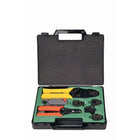 HVTools - Trousse d'outils, 10 x 4 x 1 po, noir-Trousse d'outils de HV Tools - parfaite pour la réparation d'équipement électrique et l'installation des dispositifs d'antenne HDTV.
