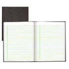 Blueline - Livres de notes Ecologix - 9-1/4" x 7-1/4" - Noir-Reliure sans couture