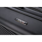 TOSCANO INTRECCIARE Grand bagage rigide de 30 po - Noir-Système de roues détachables Dual Glide Tech