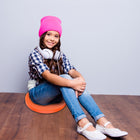 Bouncyband Coussin Sensoriel de Siège Wiggle, Ballon de Basket Orange-8