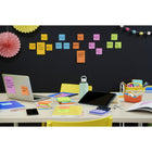 Feuillets super collants Post-it − 5 x 8 po − collection Coup de pouce, lignés, 90 feuillets, paquet de 2-À utiliser pour des rappels ou des listes de choses à faire sur les portes, les fenêtres et les murs.