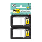 Post-it - Drapeaux 1 po x 1,7 po - Blanc - 50 Drapeaux/Distributeur - 2 Distributeurs/Paquet-Les drapeaux facilitent le marquage et la mise en évidence des informations importantes