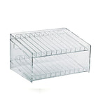 Azar Displays – Présentoir de cosmétiques, 12 larg. x 6,5 haut. x 8,5 prof. (po) (222882)-2 niveaux avec 24 compartiments mesurant 7/8 po de large