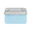 LOGiiX - Vibrance Essential Sleeve avec pochette pour ordinateurs portables jusqu'à 14 po - Bleu ciel-13,44 po H x 9,75 po l x 0,63 po P