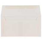 JAM Paper Enveloppes Strathmore nº 7,75 (3,88 x 7,5 po), vélin blanc lumineux, 500/pqt-Enveloppe en papier vélin d’un blanc lumineux