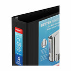 Staples - Reliure Better, 4 po, noir,-Les anneaux se ferment bien permettant de tourner les pages en toute facilité