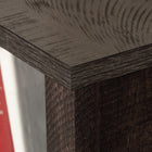 Sauder - 433979 Bibliothèque de 9 cubes - Finition Blade Walnut-Finition Blade Walnut