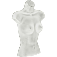 Azar Displays – Buste femelle pour panneau perforé/à lattes, 2/paquet (900519-WHT)-Moulé par injection