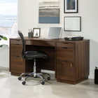 Sauder 60"W La Collection Palo Alto Crédence - Finition Spiced Mahogany-Garantie limitée de 5 ans