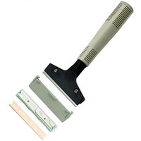 Grattoir de fenêtre PULEX 4 "(lames non incluses)-Type de produit: Grattoir avec poignée en plastique