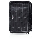 TUCCI Italy - PERCORSO Valise à roulettes 20 po - Noir-Poignées en gelée souple