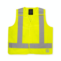 Forcefield - Gilet de sécurité réfléchissant pour jeunes - style déchiré - jaune-100% polyester