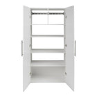 Prepac Grosse armoire accrochable HangUps de 36 po (92 cm)-Fini durable en laminé blanche