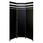 Kiera Grace – Cloison Stockholm Dahl à 3 panneaux, 47 x 71 po, noir et blanc-Séparateur de pièce à 3 panneaux: Créez un nouvel espace avec un magnifique séparateur de pièce facile à utiliser. Créez de l'intimité dans votre maison, créer une nouvelle pièce ou cacher des éléments de rangement