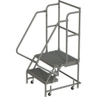 Tri-Arc Manufacturing – Escabeau roulant, marche sup. prof.; haut. platef. : 20 po, marches : 2, largeur : 24 po (KDSR102242-D2)-No de marches : 2