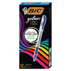 BIC - Gel-ocity Stic Gel Stylos - 0,5mm - Bleu - Paquet de 12-Bleu